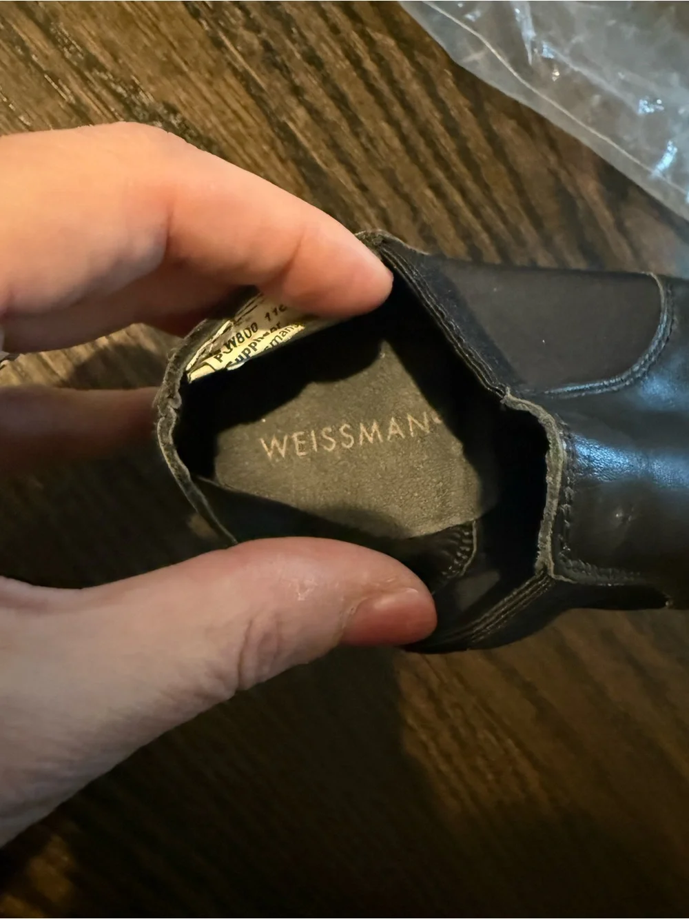 Weissman Black Kids Jazz Slip-On Dance Shoes